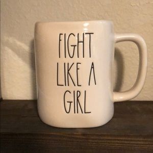 Rae Dunn Fight Like a Girl Mug